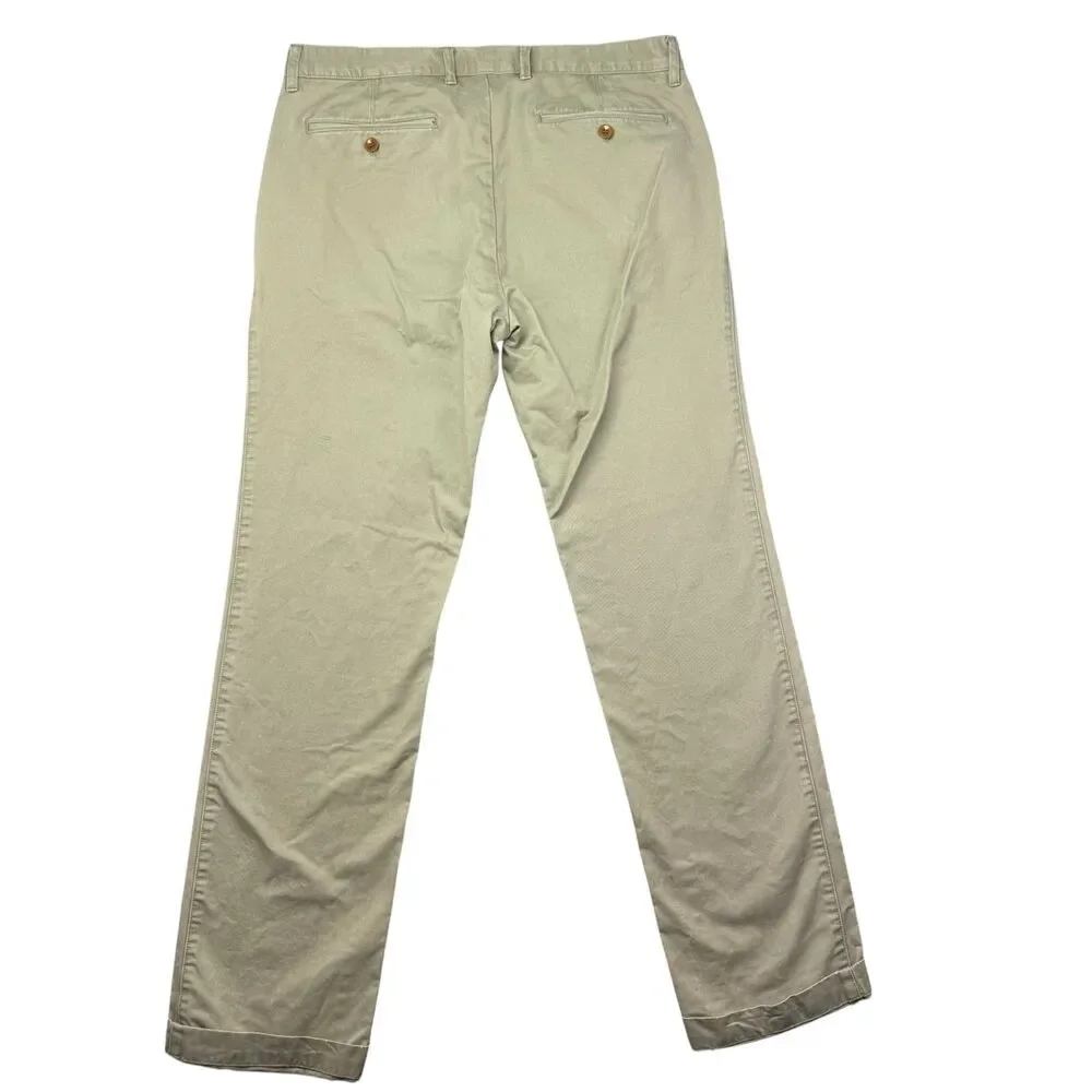 Banana Republic Pants Men's 33 x 34 Beige Khaki Vintage Straight Business Preppy